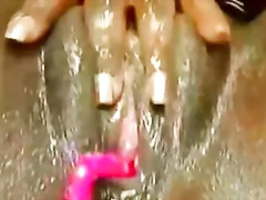 Phat cameltoe pussy destruction lead to creampie