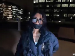 A pretty Arab girl from the city gets fucked publicly in anal by a black guy for an IPHONE 13!!!